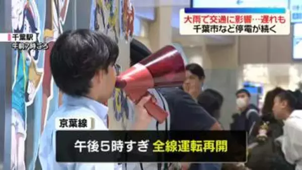 京葉線と成田線、全線で運転再開　成田エクスプレスは終日運転取りやめ