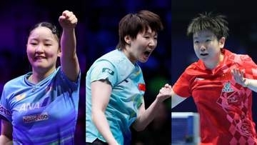 卓球世界ランクに動き　中国女子トップ2が入れ替わり　4年間1位を守った孫穎莎を抜き王曼昱がキャリア初1位　張本美和は日本勢トップ3位キープ
