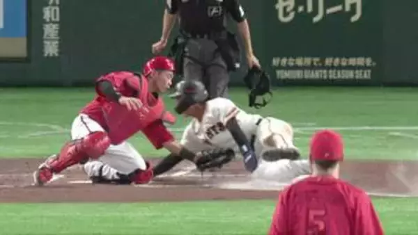 【巨人】阿部監督　判定覆らせた平山功太の“神回避”を褒めつつも「もう少し本人がアピールして欲しかった」