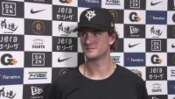 「緊張したけど…」巨人・ウィットリーは初登板に満足げ　日本流の応援にも「より自分の気持ちを高めてくれた」