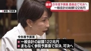 今年度予算案　参院予算委でまもなく可決