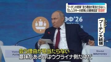 プーチン大統領「会う理由が見当たらない」　ゼレンスキー大統領との直接会談に否定的な考え
