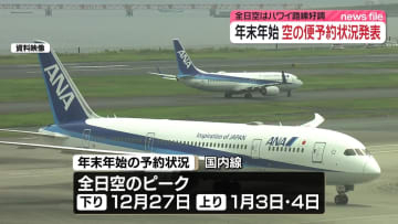 年末年始の空の便　ANAはハワイ路線好調