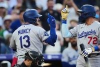 【ドジャース】マンシーが2発4安打、ロハスも1号含む3安打と下位打線が大当たり　終盤にはラッシングも2発　計5本のアーチ＆15安打12得点で大勝