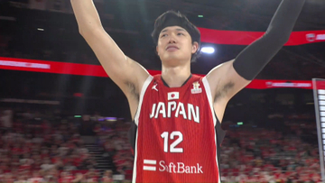 渡邊雄太「これだけスタートがいいと出にくいね」と笑み浮かべる　ベンチスタートも12得点5リバウンドと奮闘　日本はカタールに123得点で圧勝　【バスケW杯最終予選】