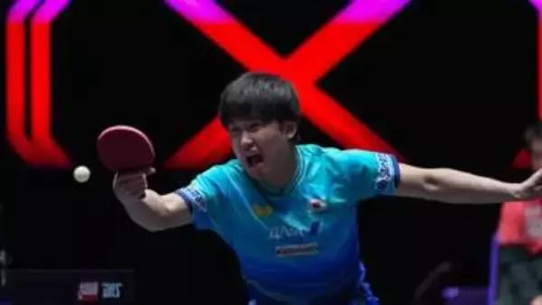 【卓球】張本智和　驚異の粘りも世界5位モーレゴードに敗れ準決勝敗退　妹・美和は世界7位の中国選手破り決勝へ〈WTTチャンピオンズマカオ〉