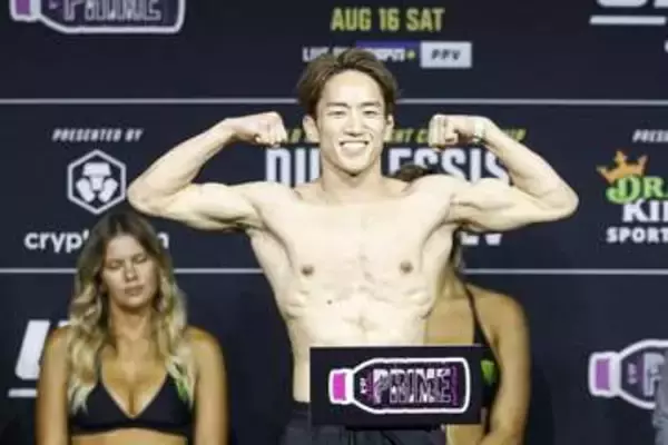 朝倉海　フェイスオフでは相手の挑発に微動だにせず→不敵な笑み　UFC4戦目・前回初勝利から連勝狙う「明日はしっかりKOしますので」