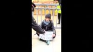 環境活動家グレタさん　ロンドンで身柄拘束　“親パレスチナ団体への支持を示すデモに参加”