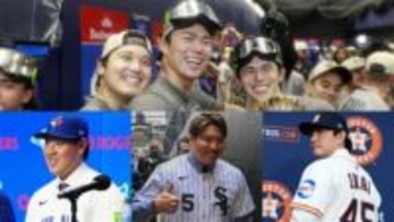 村上宗隆・岡本和真・今井達也が新ユニに袖を通しメジャーの第1歩　昨季WS王者となった大谷翔平らドジャースと最初に対戦するのはどの球団？
