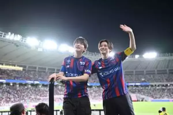 サッカーの元ジュニアユース・櫻井海音、憧れのピッチへ　J1開幕戦で高橋文哉とキックインセレモニー