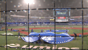 【プロ野球】DeNA-ヤクルトが雨で一時中断　7回表終えDeNAが7点リード