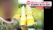 中国でタケノコを“硫黄で漂白”か　安全基準の“数十倍”告発も　地元当局が調査中