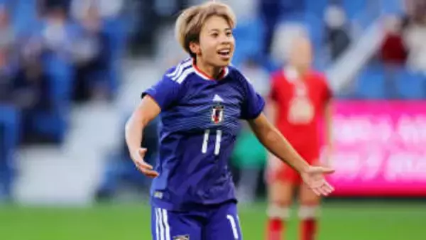 なでしこジャパン対カナダ　トレーニングマッチ 田中美南がFWの嗅覚発揮　CKからのこぼれ球にいち早く反応し先制