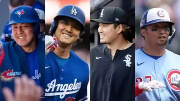 メジャーリーグ折り返しでの日本人打者の成績は？大谷翔平は投打で大記録　メジャー初挑戦の村上宗隆と岡本和真は？