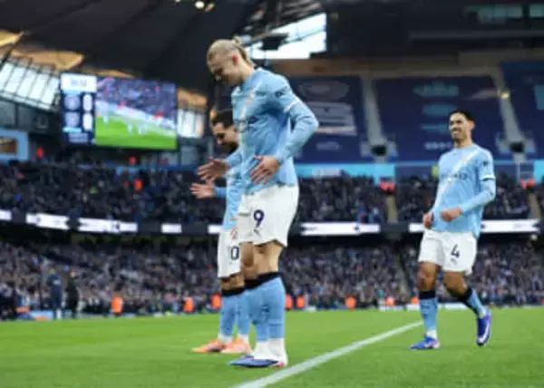 【サッカー】マンC・ハーランドが2ゴールの大活躍　今季17試合・19得点　歓喜のロボットダンスを披露