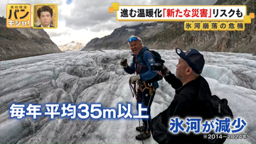 【氷河崩落の危機】解けた氷…アルプスで見た異変　進む温暖化「新たな災害」リスクも 『バンキシャ！』