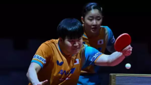 【卓球】最強高校生“そらみわ”ペアがブラジルペアとのフルゲームの激闘を制し準決勝進出　決勝Tには中国と韓国の強豪が待つ〈WTTファイナルズ〉