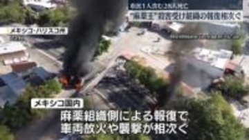 メキシコ“麻薬王”殺害受け組織の報復相次ぐ　市民1人含む28人死亡