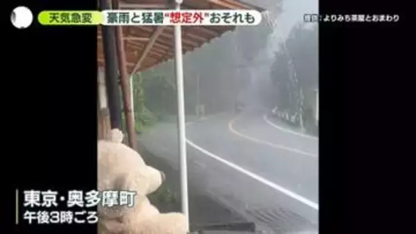 「気温1度上がると雨も7％強まる」天気急変相次ぐ関東……猛暑と豪雨“想定外”のおそれも　都市型水害に警戒