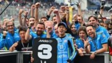 【MotoGP】小椋藍が最高峰クラスで初の表彰台を獲得し満面の笑み　日本人ライダー14シーズンぶりの快挙！