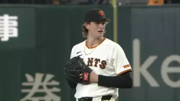【巨人】先発・ウィットリーが奪三振ショー　3回までに6奪三振　大きな打球には肩をあげてヒヤリのリアクション