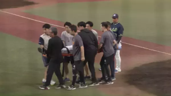 【ヤクルト】松下歩叶が頭部死球受け担架で運ばれる　巨人・西舘勇陽が危険球退場