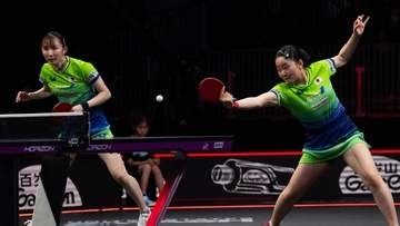【卓球】張本美和＆早田ひなペアが橋本帆乃香の国際ペアにストレート勝利〈WTTヨーロッパスマッシュ〉