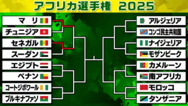 【アフリカ選手権】W杯日本と同組のチュニジアが敗退　セネガルは3得点で快勝〈ラウンド16〉