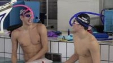 「今年は殻を破る」パリ五輪銀・松下知之が日本新を誓う「突き抜ける存在になりたい」東洋大・水泳部が新年初練習を公開