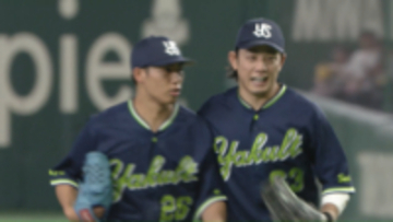 【ヤクルト】山野太一がピンチで好投　2死満塁を無失点で切り抜け安どの表情