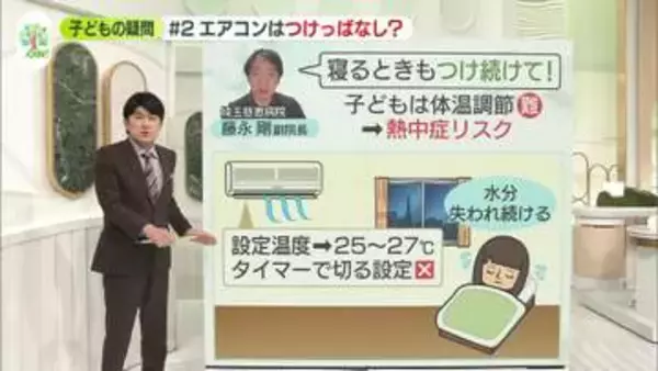 「エアコンはずっとつけておくべき？」こどもの疑問【こどもウイーク×あす大災害、だとしたら？】