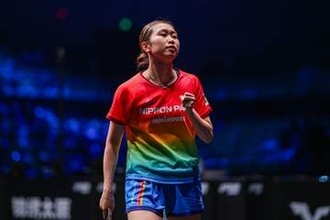 【卓球女子】シングルス2回戦　カットマン佐藤瞳が中国15歳・劉子菱を翻弄ストレート勝ち　ベスト16進出＜WTTチャイナスマッシュ＞