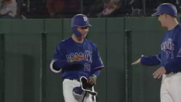 【中日】金丸夢斗がプロ初ヒット　サードへ打ち損じの当たりも懸命に1塁へ駆け込みセーフに