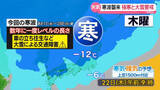 「【あすの天気】寒波襲来　日本海側は連日の大雪に　全国的に真冬並みの寒さ、しばらく続く」の画像1