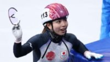「すごいところにきてしまった」ショートトラック1500ｍ13位の長森遥南は笑顔で4年後を見据える「予習、チャレンジャー精神で滑れた」