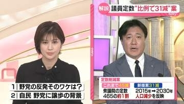 【解説】衆院「議員定数削減」めぐり新たな動き　自民の新提案は“比例で31減案”　野党に譲歩の背景は