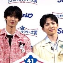 M!LK・吉田仁人＆曽野舜太がサンリオキャラクターと『爆裂愛してる』披露　推しにメロメロ「勘弁してほしい」
