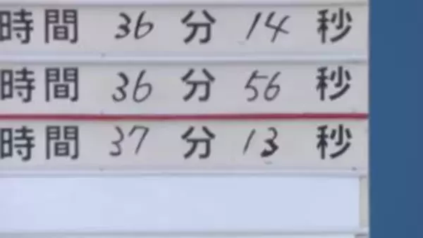 【箱根駅伝予選会】運命を分ける“ボーダーライン”　昨年は『17秒差』おととしは『1秒差』で決着　45校が10枚の切符を争う