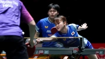 「常に負けるんじゃないかなと思いながら戦ってました」松島輝空の本音にペアの大藤沙月が大慌て【卓球混合団体W杯】