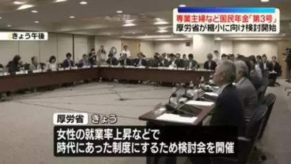 専業主婦など国民年金「第3号」厚労省が縮小に向け検討開始