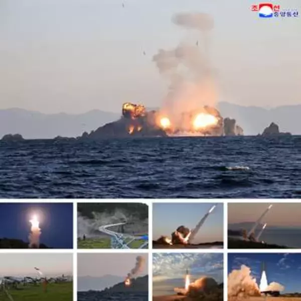 北朝鮮「共同火力襲撃訓練」実施を明らかに　弾道ミサイルや攻撃用無人機など使用