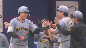 【阪神】リードを広げる特大の一発　大山悠輔が好相性を見せる横浜スタジアムで今季6本目のホームラン