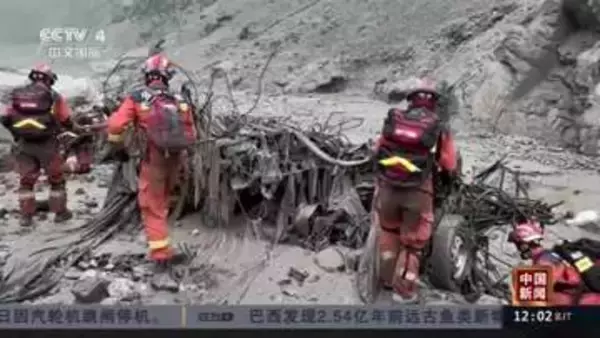大規模な土石流めぐり“虚偽情報を拡散”中国当局が10人摘発