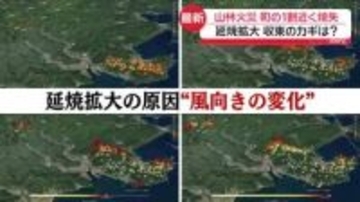 「奇跡の雨」も…町の1割近く焼失　“風向きの変化”が延焼拡大の原因の1つか　収束のカギは？【岩手・山林火災から6日目】