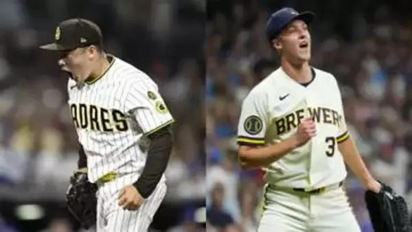 【MLB】パドレスが快勝し地区S進出　第1戦・好投の松井裕樹も歓喜の輪…美酒浴びる　怪物ミジオロウスキー擁す最高勝率ブリュワーズと対戦へ