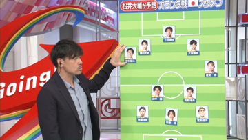 元サッカー日本代表の松井大輔氏の大予想であげたキーマン・中村敬斗が同点ゴール「サイドを制するのがゲームを制する」