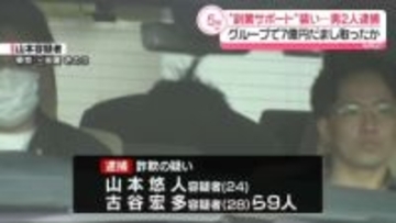 副業サポート業者装い暗号資産だまし取った疑い…男2人を逮捕　グループで7億円詐取か