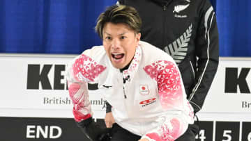 【カーリング男子】チーム牽引した仲間と共に涙した山口　「小泉とはこの8年…」無念の思い吐露　「このチームで五輪を戦いたかった」声震わせ道のり振り返る