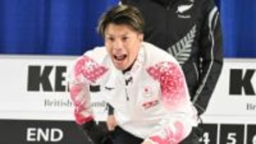 【カーリング男子】チーム牽引した仲間と共に涙した山口　「小泉とはこの8年…」無念の思い吐露　「このチームで五輪を戦いたかった」声震わせ道のり振り返る