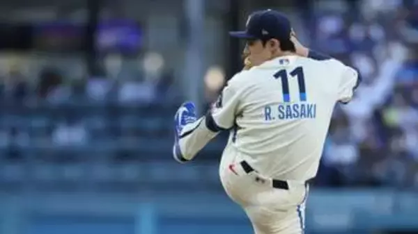 【ドジャース】佐々木朗希は6回途中1失点で降板　力投にファンは立ち上がって拍手　シュワーバーからも2三振奪う